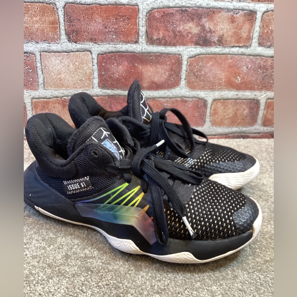 Adidas D.O.N. Rainbow Spider Man Issue 1 Big Kids Size 4.5